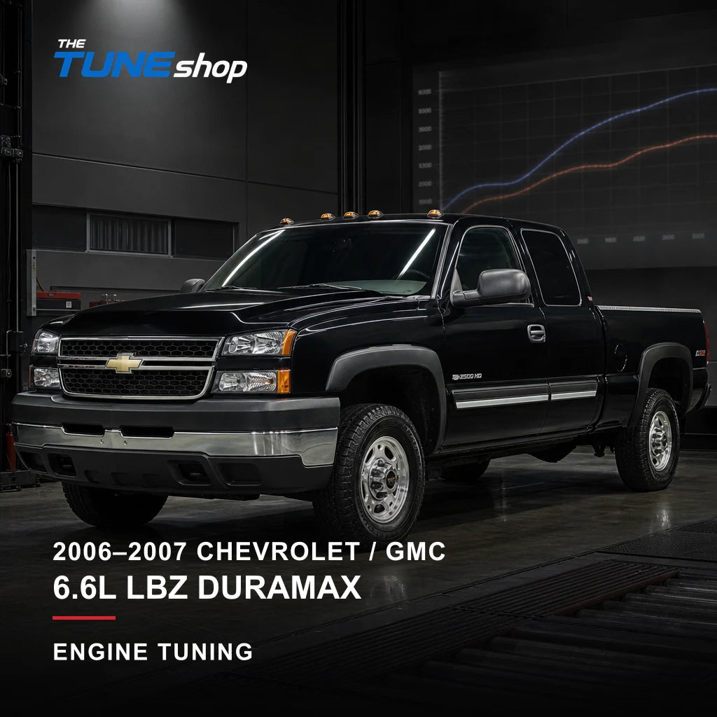 2006–2007 Chevrolet / GMC 6.6L LBZ Duramax engine tuning by The Tune Shop