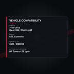 2010–2012 Ram 6.7L Cummins tuning vehicle compatibility