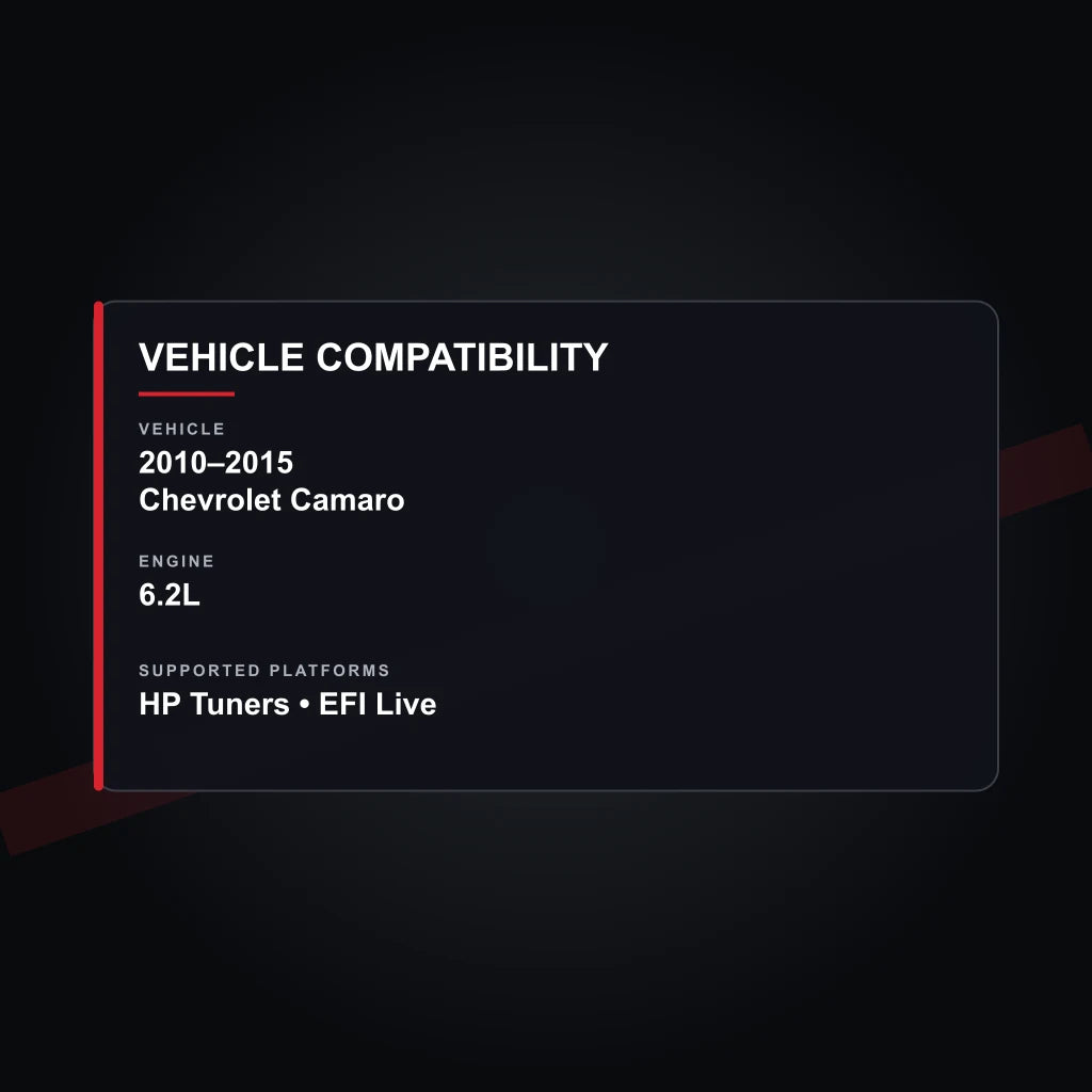 2010–2015 Chevrolet 6.2L tuning vehicle compatibility
