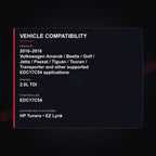2010–2016 Volkswagen 2.0L TDI tuning vehicle compatibility