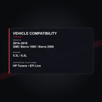 2014–2016 GMC Sierra 1500 / Sierra 2500 tuning vehicle compatibility