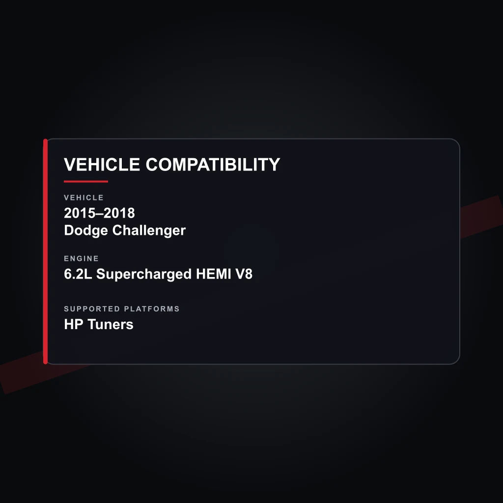2015–2018 Dodge Challenger tuning vehicle compatibility