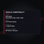 2015–2019 Ford 6.7L Power Stroke tuning vehicle compatibility