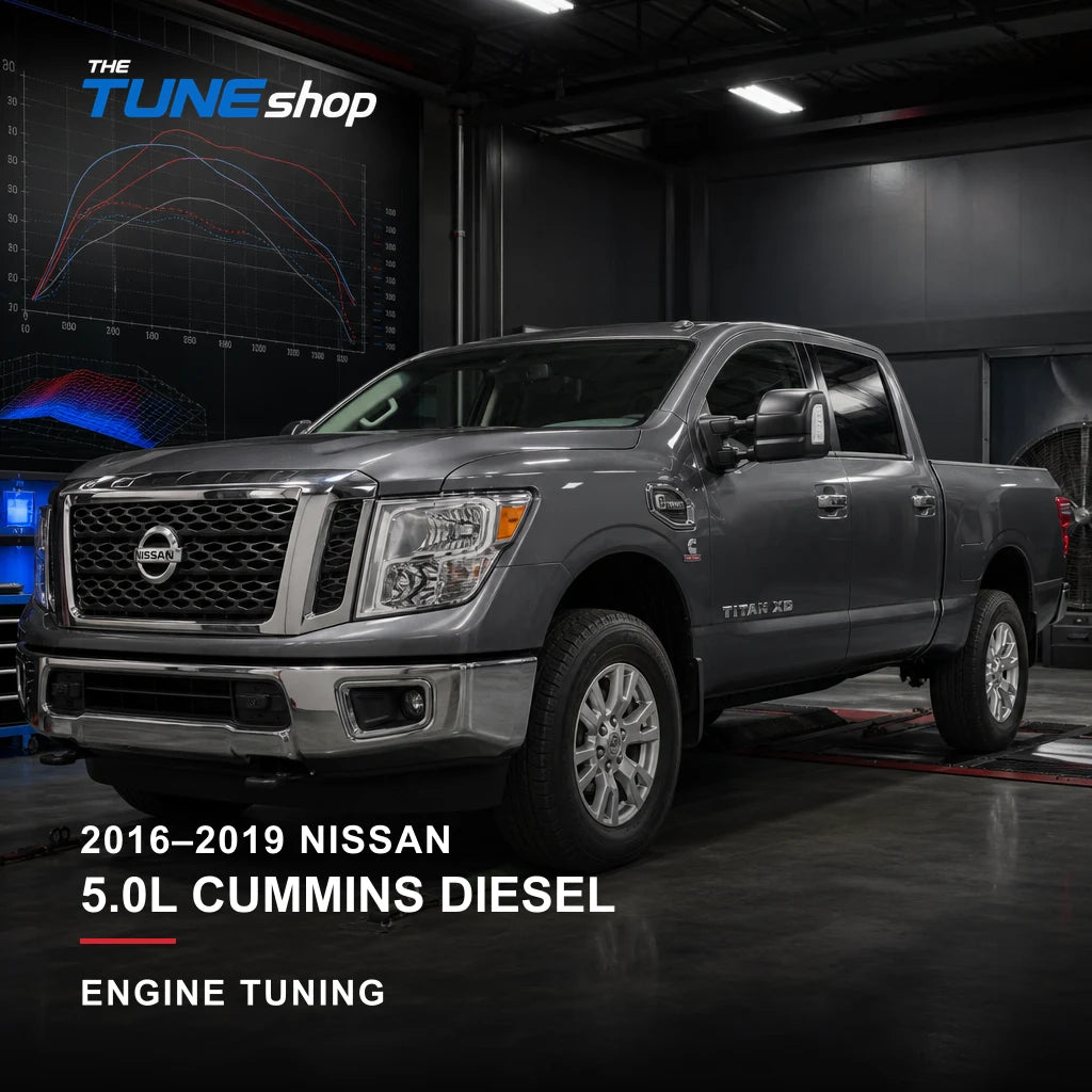 2016–2019 Nissan 5.0L Cummins Diesel engine tuning by The Tune Shop