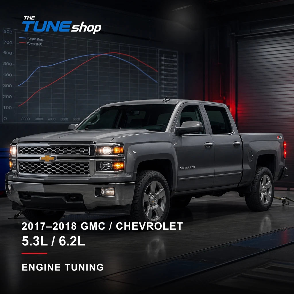 2017–2018 GMC / Chevrolet 5.3L / 6.2L engine tuning by The Tune Shop