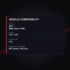 2017 GMC Sierra 1500 tuning vehicle compatibility