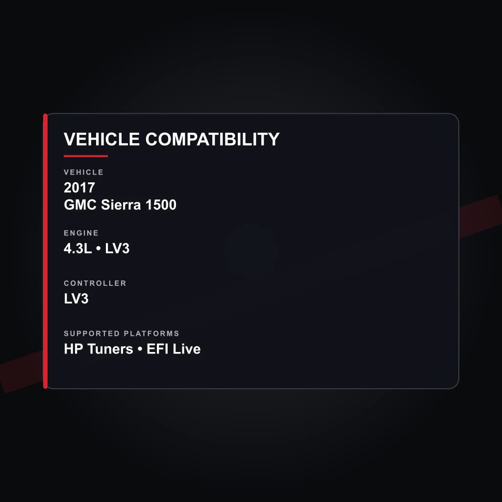 2017 GMC Sierra 1500 tuning vehicle compatibility