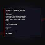 2019–2023 Chevrolet / GMC 6.6L L5D Duramax tuning vehicle compatibility