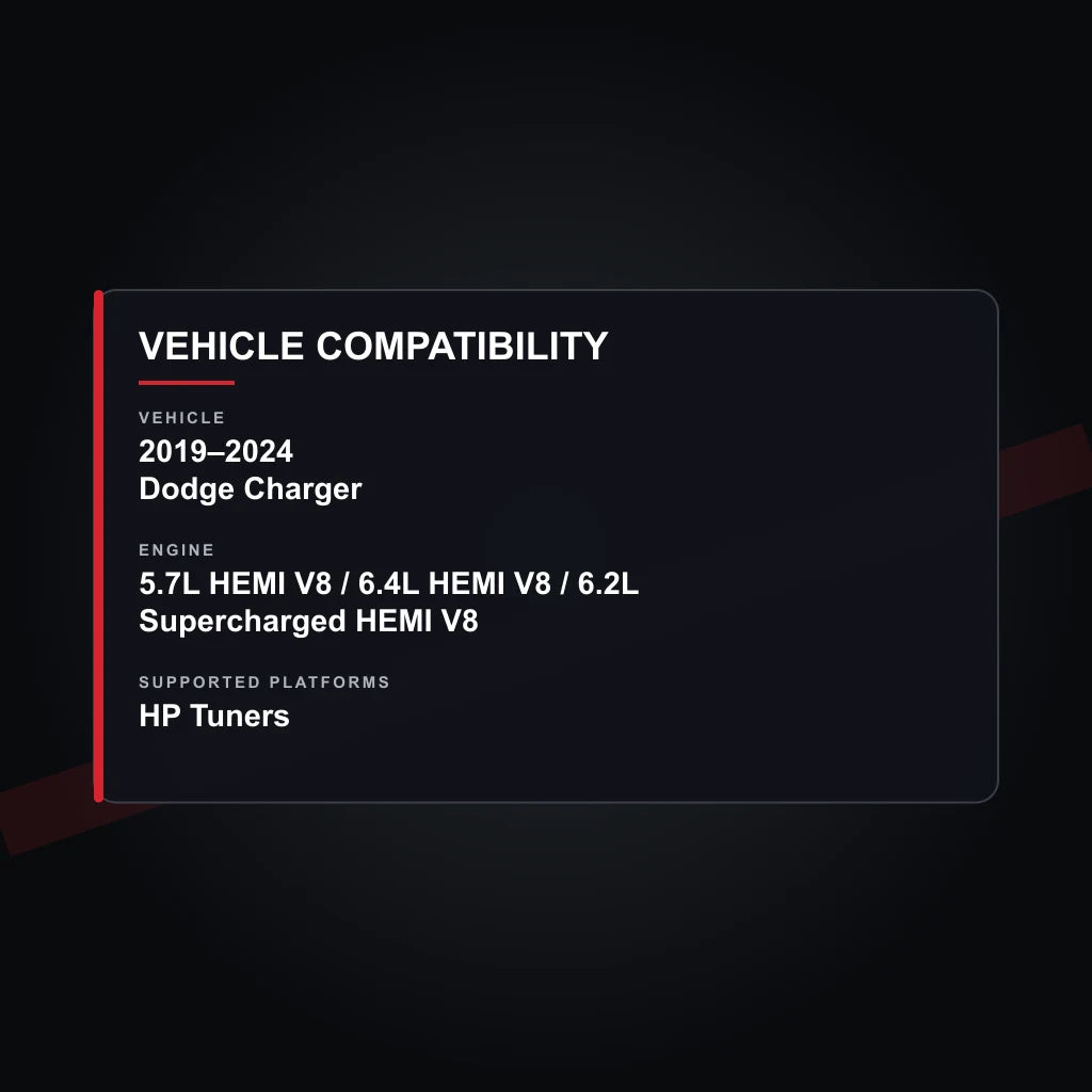 2019–2024 Dodge Charger tuning vehicle compatibility