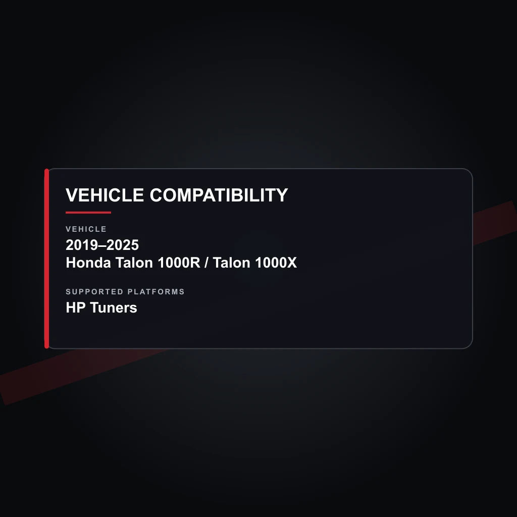 2019–2025 Honda tuning vehicle compatibility