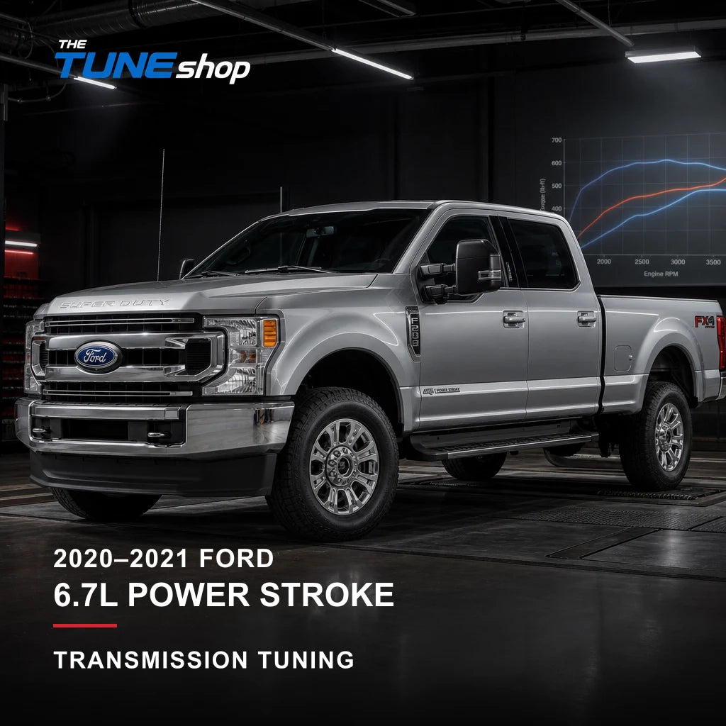 2020–2021 Ford 6.7L Power Stroke transmission tuning by The Tune Shop