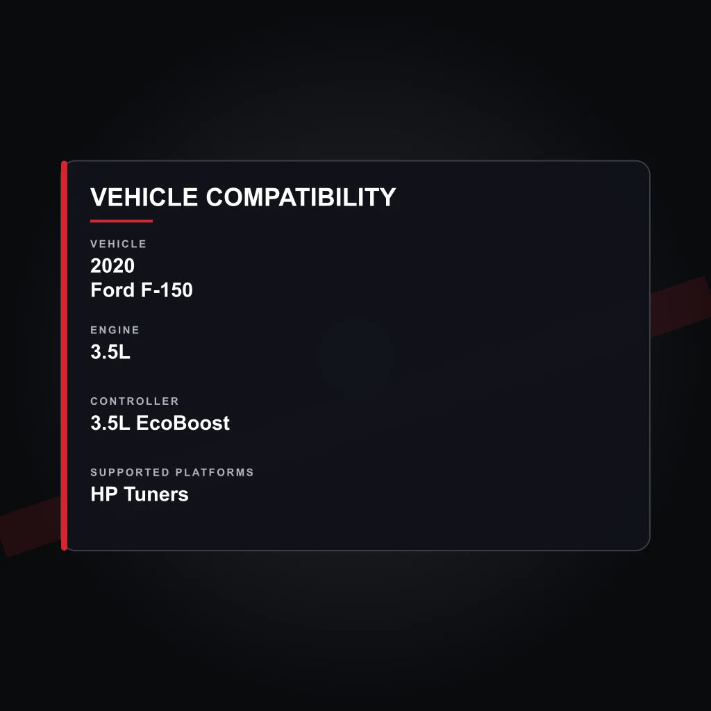 2020 Ford 3.5L tuning vehicle compatibility