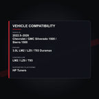 2022.5–2026 Chevrolet / GMC 3.0L LM2 / LZ0 / T93 Duramax tuning vehicle compatibility