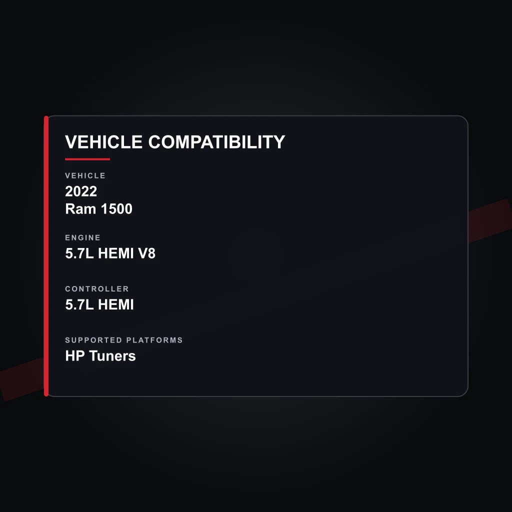 2022 Ram 1500 tuning vehicle compatibility