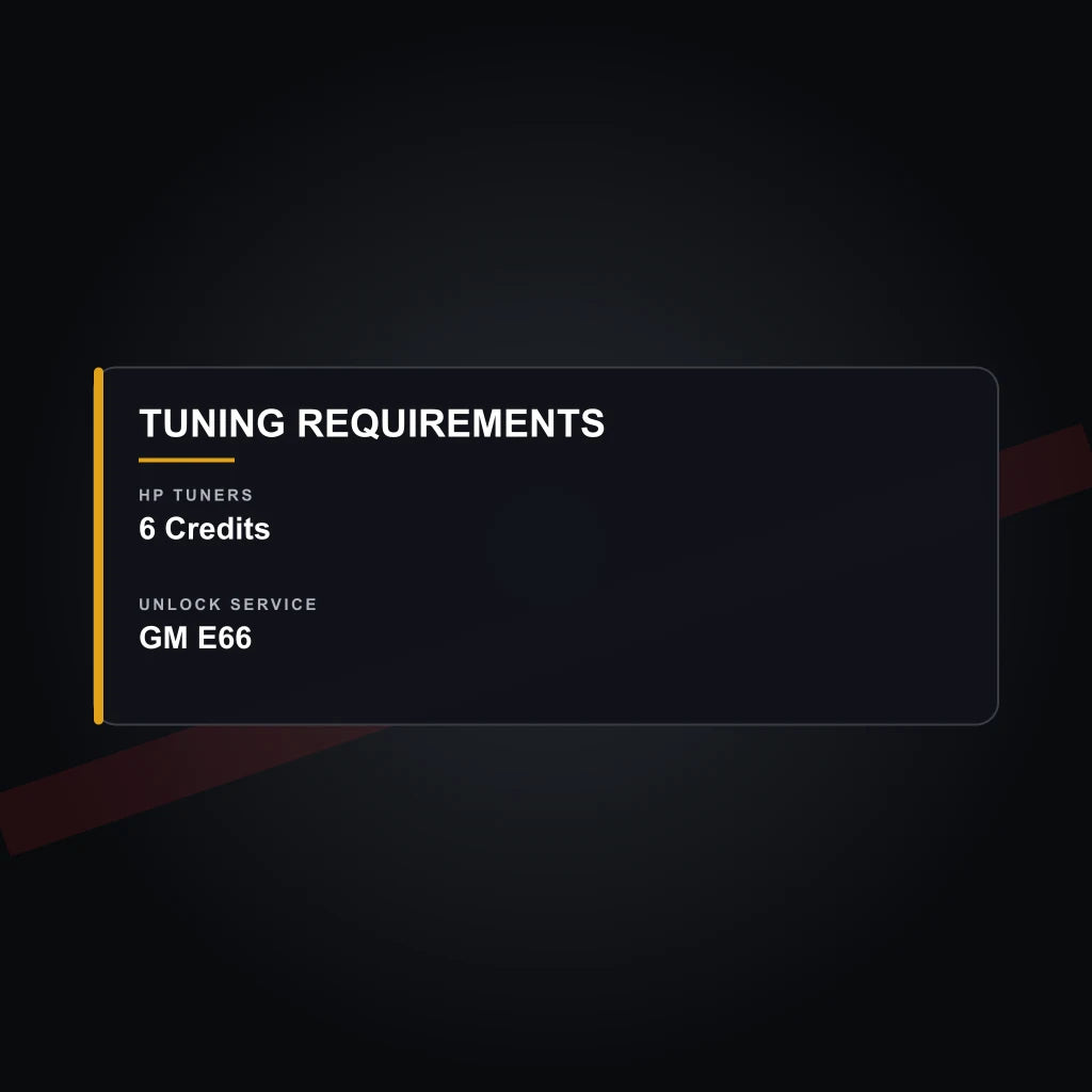 2022.5 Chevrolet / GMC 3.0L LM2 Duramax tuning requirements