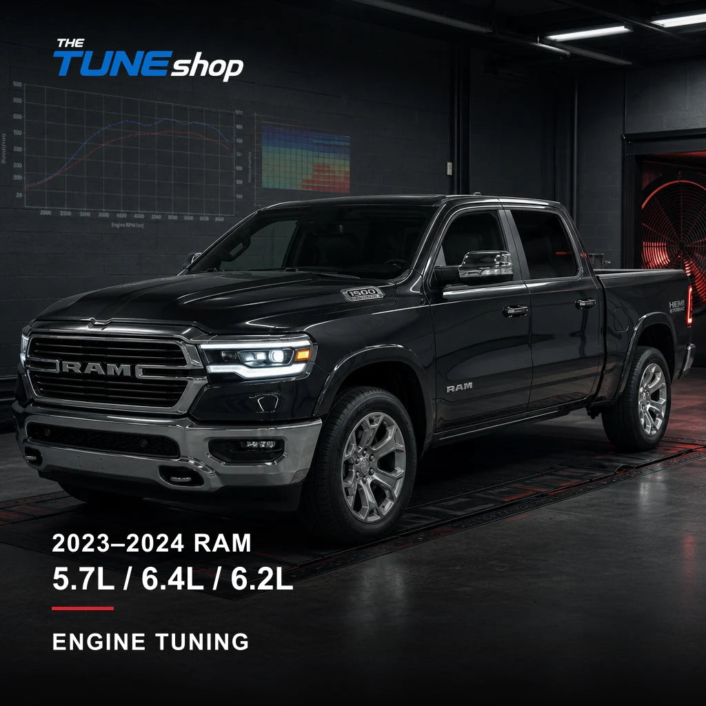 2023–2024 Ram 5.7L / 6.4L / 6.2L engine tuning by The Tune Shop