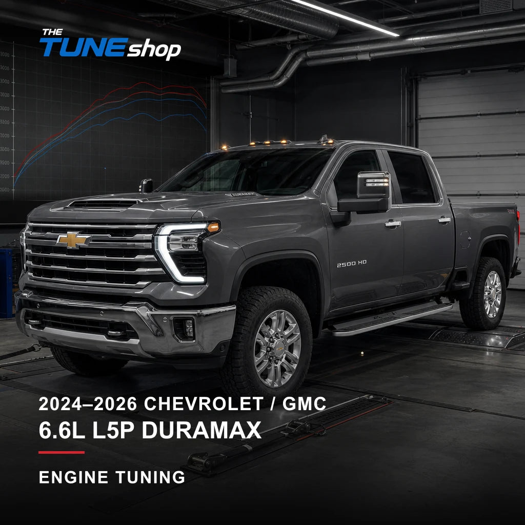 2024–2026 Chevrolet / GMC 6.6L L5P Duramax engine tuning by The Tune Shop