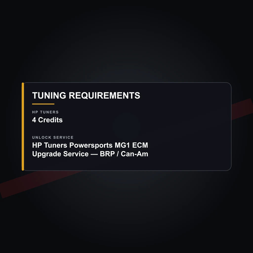 2026 Can-Am Defender HD11 engine tuning requirements