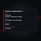 2012–2013 Chrysler 300 / Dodge Charger 6.4L HEMI Engine Tuning vehicle compatibility