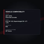2017–2019 Chevrolet Corvette C7 Engine Tuning vehicle compatibility