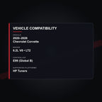 2020–2026 Chevrolet Corvette C8 Stingray 6.2L LT2 Engine Tuning vehicle compatibility