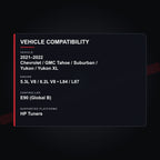 2021–2022 GM 5.3L / 6.2L SUV Engine Tuning vehicle compatibility