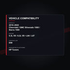 2019–2022 GM 5.3L / 6.2L Truck Engine Tuning vehicle compatibility
