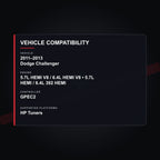 2011–2013 Dodge Challenger HEMI Engine Tuning vehicle compatibility